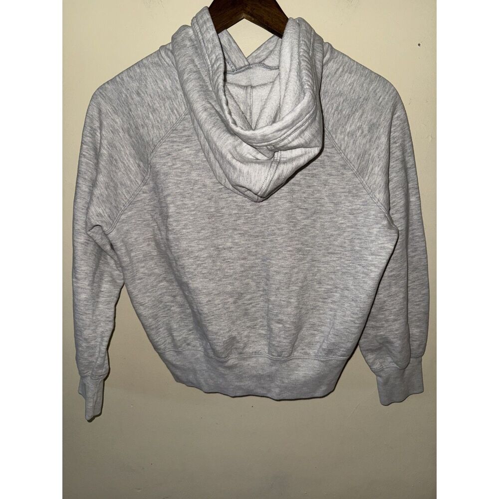 Abercrombie Kids Essentials Heather Gray Pullover Hoodie Sweatshirt Size 13/14 - Picture 5 of 8